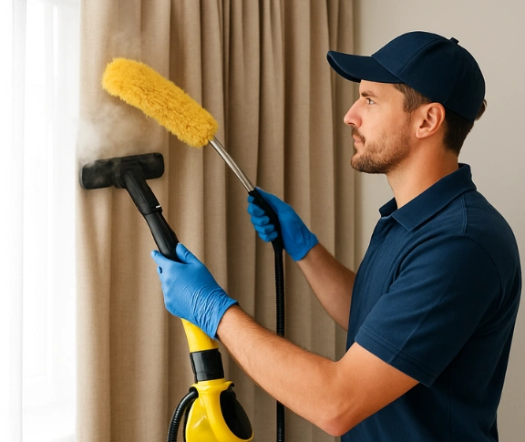 Trusted drapes cleaning technician Matty Curtain Cleaning noble-park-vic QLD
